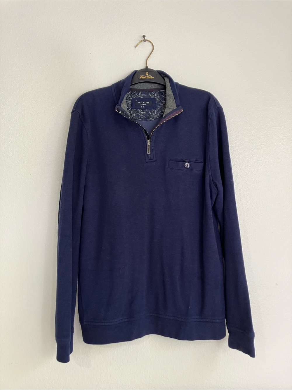 Vineyard Vines Men's Navy Half-Zip Pullover Sweater